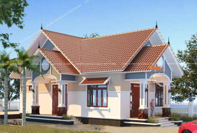 Nội thất biệt thự mái thái