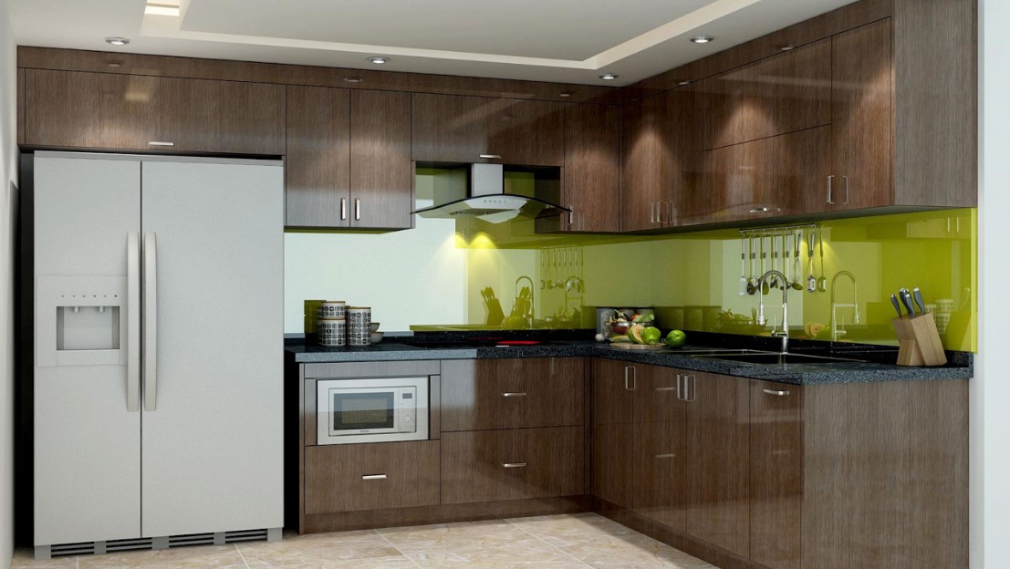 Tủ Bếp Inox Cánh Laminate