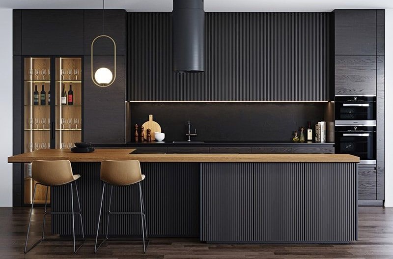 Tủ Bếp Inox Cánh Laminate