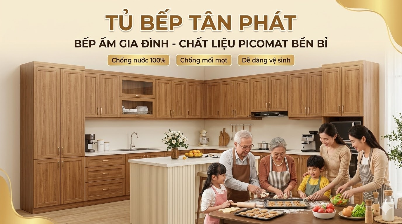 tủ bếp picomat